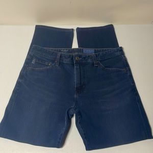 Womens Everlane jeans- The Denim 360 Slim Straight Sz33 Dark Wash measurements